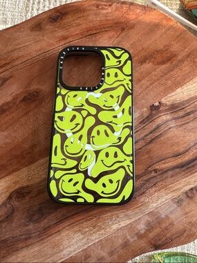 Casetify Neon Green Smiley
